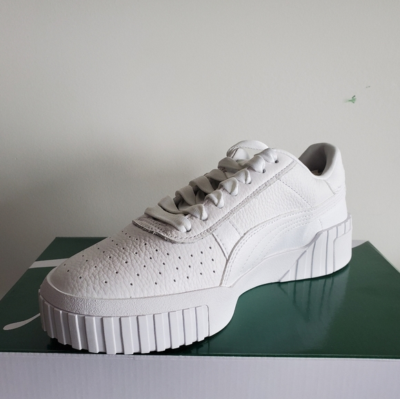 PUMA CALI WHITE WOMANS - Picture 3 of 4